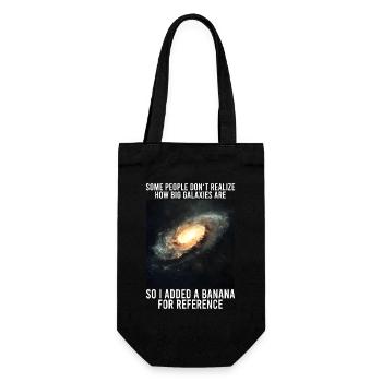 galaxie mèmes science astrophysique astrologie - Sac à bouteille - noir - Devant