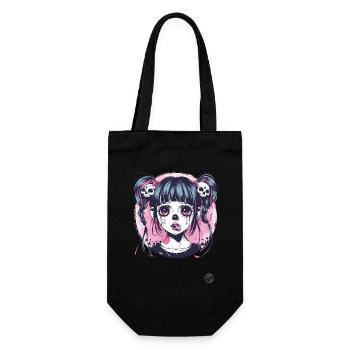 Funny Goth Girl - Gift Bag for Bottles - black - Front