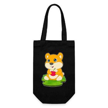 Hamster Cherry - Gift Bag for Bottles - black - Front