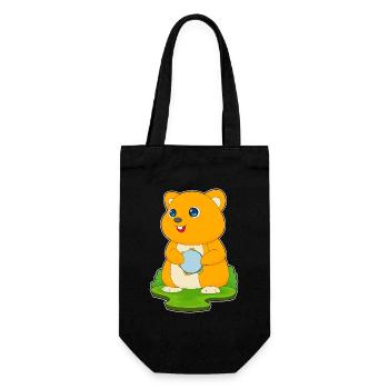 Hamster Musicien Drum Musique - Sac à bouteille - noir - Devant