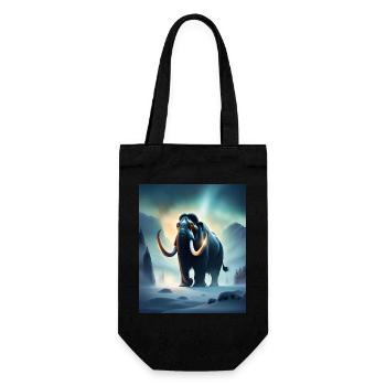 scary evil mammoth - Gift Bag for Bottles - black - Front