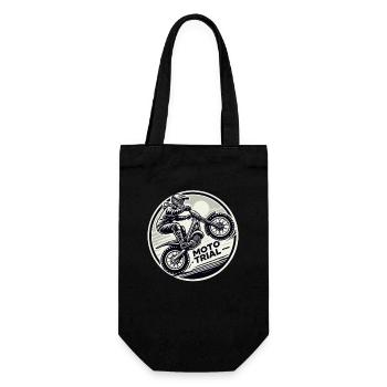 Moto Trial Motocross - Gift Bag for Bottles - black - Front