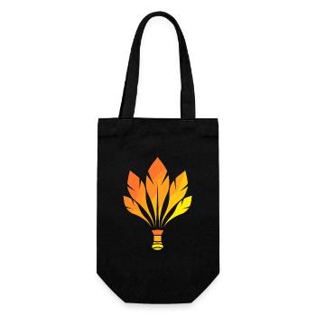 Badminton - Gift Bag for Bottles - black - Front