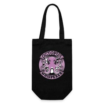 Octopus Whisperer Octopodes Octopoda Cephalopoda - Gift Bag for Bottles - black - Front