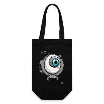 Cyber Cyclops Robo-Egg - Gift Bag for Bottles - black - Front
