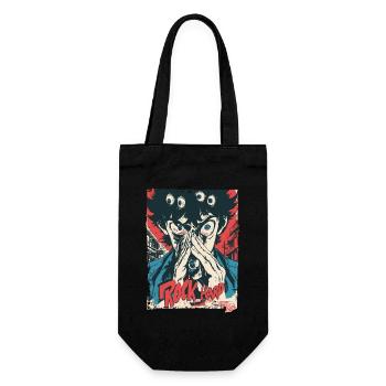 Monster Eyes Rock Hard - Gift Bag for Bottles - black - Front