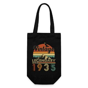 Original 1935 Vintage Retro Cadeau D’anniversaire - Sac à bouteille - noir - Devant