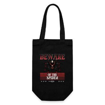 Spider - Gift Bag for Bottles - black - Front