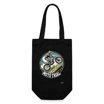 Moto Trial Motocross - Gift Bag for Bottles - black - Front