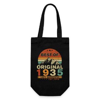 Original 1935 Vintage Retro Cadeau D’anniversaire - Sac à bouteille - noir - Devant
