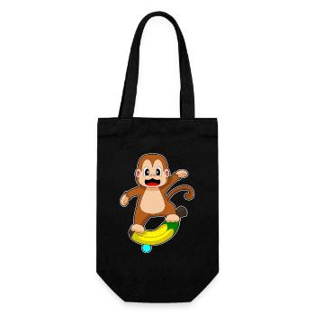 Banane Singe - Sac à bouteille - noir - Devant