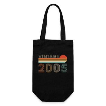 Original 2005 20e Anniversaire Cadeau Vintage - Sac à bouteille - noir - Devant