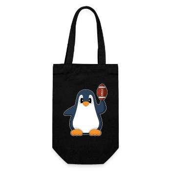Penguin American Football Sports - Sac à bouteille - noir - Devant