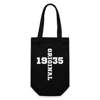 Original 1935 Vintage Cadeau Anniversaire Rétro - Sac à bouteille - noir - Devant