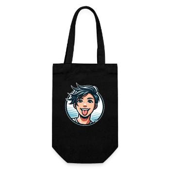 Style de bande dessinée : Vilain garçon - Sac à bouteille - noir - Devant