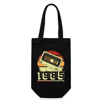 Original 1985 40th Anniversary Vintage Geschenk - Geschenkbeutel für Flaschen - Schwarz - Vorne