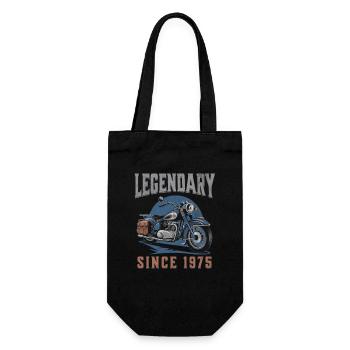 Légendaire 1975 – Conception de motos vintage - Sac à bouteille - noir - Devant