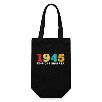 Original 1945 Vintage Rétro Cadeau d’anniversaire - Sac à bouteille - noir - Devant