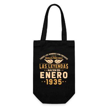 Cadeaux d’anniversaire Né en janvier 1935 - Sac à bouteille - noir - Devant