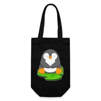 Penguin Yoga Fitness Méditation - Sac à bouteille - noir - Devant