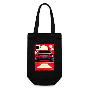 Sports car - Gift Bag for Bottles - black - Front
