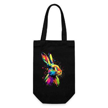 Lapin Lapin Lover Lièvre Lapin Mignons Lapins - Sac à bouteille - noir - Devant