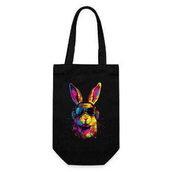Lapin Lapin Lover Lièvre Lapin Mignons Lapins - Sac à bouteille - noir - Devant