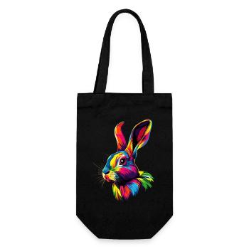 Lapin Lapin Lover Lièvre Lapin Mignons Lapins - Sac à bouteille - noir - Devant