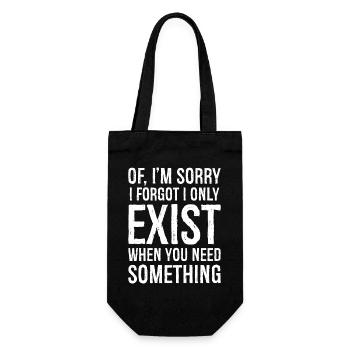 If I'm sorry I forgot I only Exist - Sac à bouteille - noir - Devant