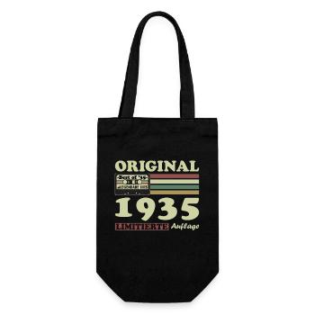 Original 1935 Vintage Cadeau d’anniversaire - Sac à bouteille - noir - Devant