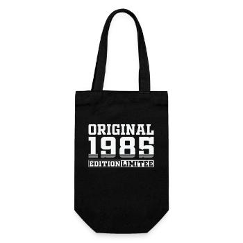 Original 1985 Vintage Geburtstagsgeschenk - Geschenkbeutel für Flaschen - Schwarz - Vorne