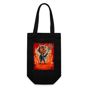 Petit Satan en colère gérant de l’enfer - Sac à bouteille - noir - Devant