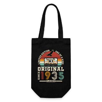 Original 1935 Vintage Retro Cadeau D’anniversaire - Sac à bouteille - noir - Devant