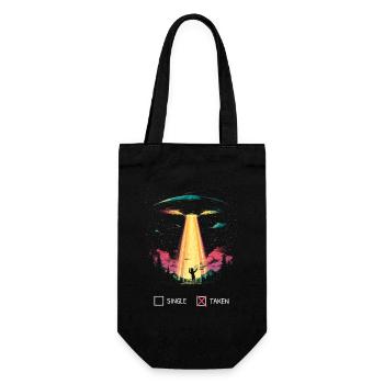 Pardonner la Saint-Valentin Alien-Funny Gift - Sac à bouteille - noir - Devant