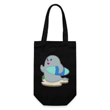 Surf de phoques Surf Surf Surf Été - Sac à bouteille - noir - Devant