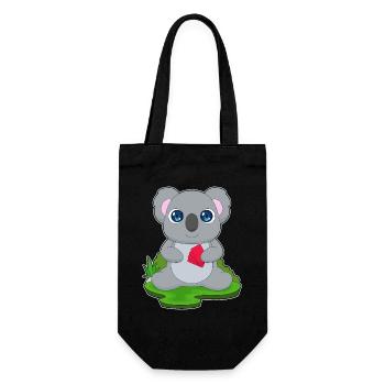 Koala Poker Pokerkarten - Geschenkbeutel für Flaschen - Schwarz - Vorne