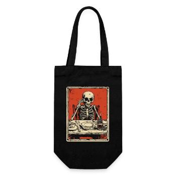 Bon Appetit Squelette - Sac à bouteille - noir - Devant