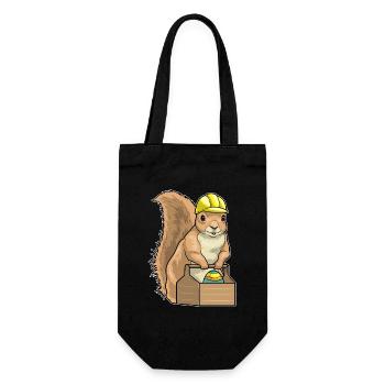 Squirrel Easter Artisan - Gift Bag for Bottles - black - Front