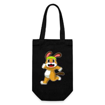 Dog Jogger Jogging Sport - Gift Bag for Bottles - black - Front