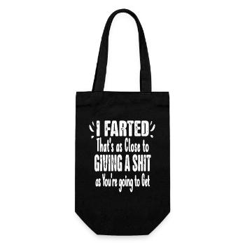 Vintage adore péter fards, farcer, plaisanterie, pets, dictons - Sac à bouteille - noir - Devant