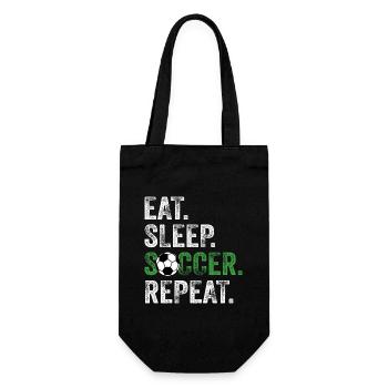 Eat Sleep Soccer Repeat - Gift Bag for Bottles - black - Front