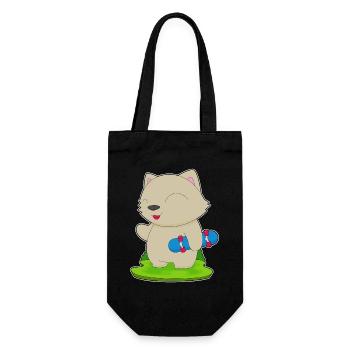 Chat Skater Skateboard - Sac à bouteille - noir - Devant