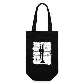 Trumpet - Gift Bag for Bottles - black - Front