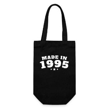 Made in 1995 - Gift Bag for Bottles - black - Front