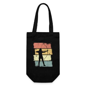Croquis de l’archer - Sac à bouteille - noir - Devant