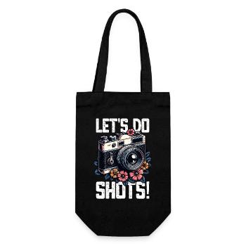 Faisons des prises de vue photographe appareil photo disant pour - Sac à bouteille - noir - Devant