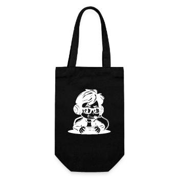 Croquis d’amateur de jeux vidéo - Sac à bouteille - noir - Devant