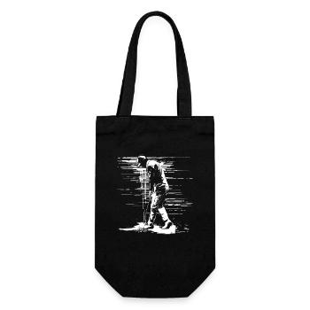 Croquis du golfeur - Sac à bouteille - noir - Devant