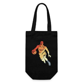 Basketball Player Vintage - Gift Bag for Bottles - black - Front