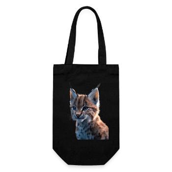 Lynx Chat sauvage Grands chats Chats Mignon Lynx - Sac à bouteille - noir - Devant